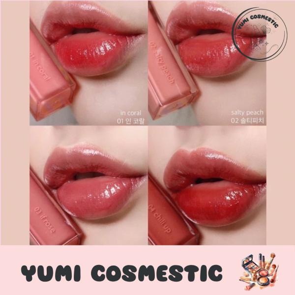 Son bóng Rmand Dewyful Water Tint (Full màu Từ 01-13) + Yumi Cosmestic - Ảnh 2