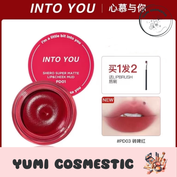 Son bùn dạng hũ IN TO + Yumi Cosmestic - Ảnh 2