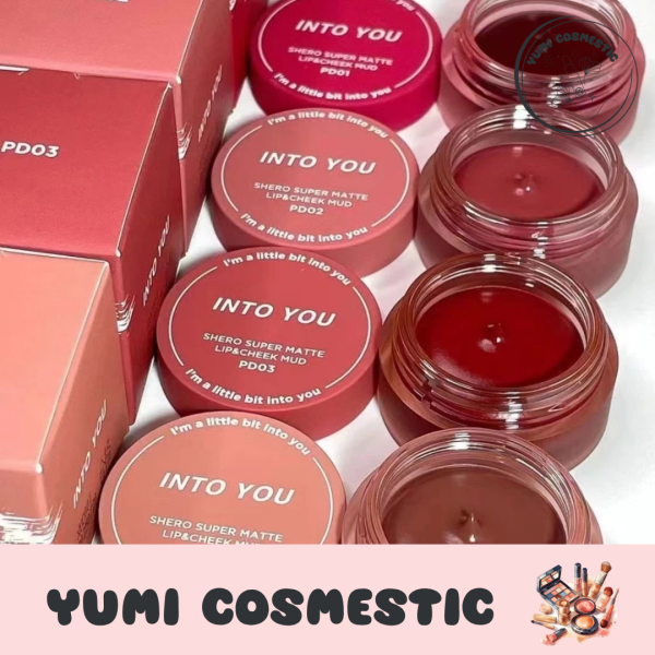 Son bùn dạng hũ IN TO + Yumi Cosmestic - Ảnh 5