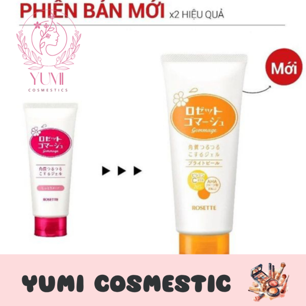 Tẩy Da Chết Rosette Gommage Bright Peel Dưỡng Sáng Da 120g + Yumi Cosmestic - Ảnh 2