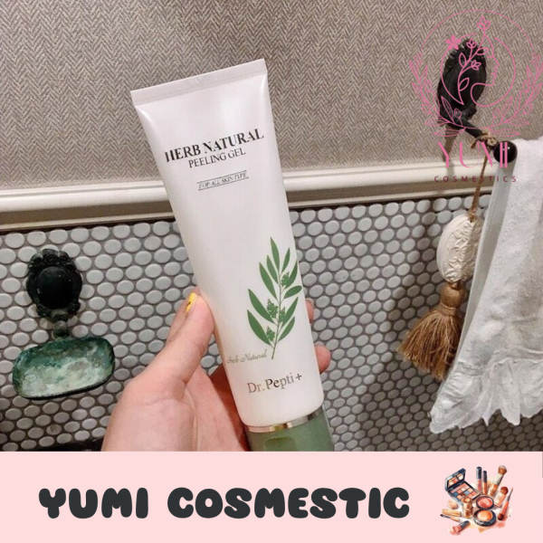 Tẩy Da Chết DR.PEPTI+ Herb Natural Peeling Gel 130ml + Yumi Cosmestic - Ảnh 4