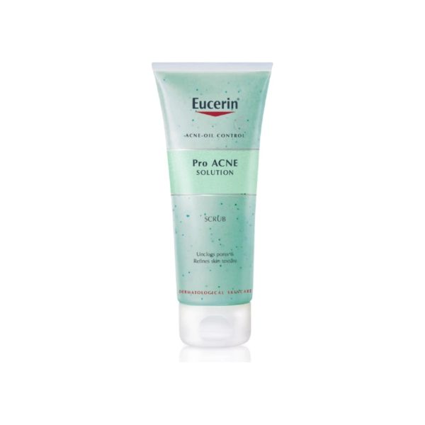 Tẩy Tế Bào Chết Da Mặt EUCERIN Pro ACNE Solution Scrub Ngăn Ngừa Mụn 100ml + Yumi Cosmestic - Ảnh 2