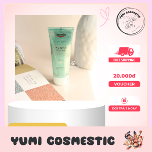 Tẩy Tế Bào Chết Da Mặt EUCERIN Pro ACNE Solution Scrub Ngăn Ngừa Mụn 100ml + Yumi Cosmestic