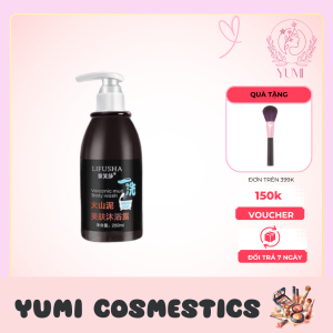 SỮA TẮM BÙN NÚI LỬA BIỂN SÂU LIFUSHA LÀM TRẮNG DA TOÀN THÂN, DƯỠNG ẨM CƠ THỂ - YUMI COSMESTIC