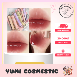 Son môi trang điểm thạch lâu trôi chống thấm nước + Yumi Cosmestic