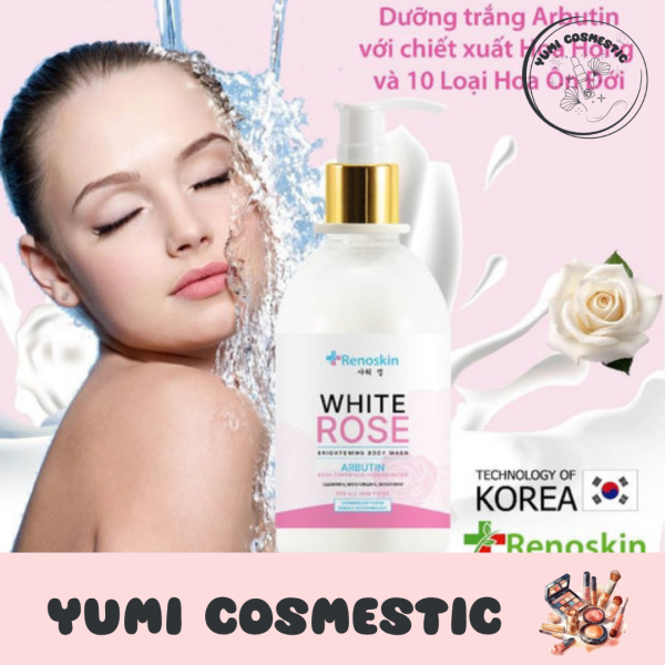 SỮA TẮM TRẮNG HOA HỒNG WHITE ROSE RENOSKIN - Ảnh 4