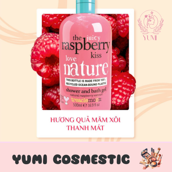 GEL TẮM THUẦN CHAY TREACLEMOON HƯƠNG MÂM XÔI 500ML - Ảnh 5