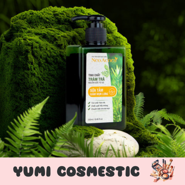 SỮA TẮM GIẢM MỤN LƯNG THIÊN NHIÊN NEOACNES 250ML - YUMI COSMESTIC - Ảnh 4
