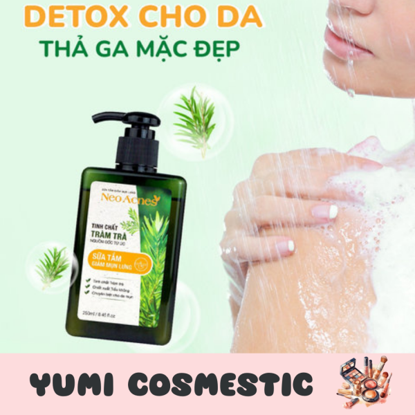 SỮA TẮM GIẢM MỤN LƯNG THIÊN NHIÊN NEOACNES 250ML - YUMI COSMESTIC - Ảnh 2