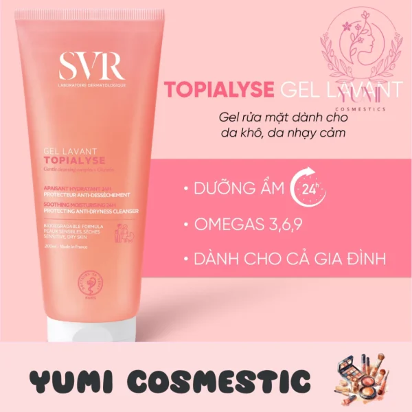 Sữa rửa mặt SVR hồng