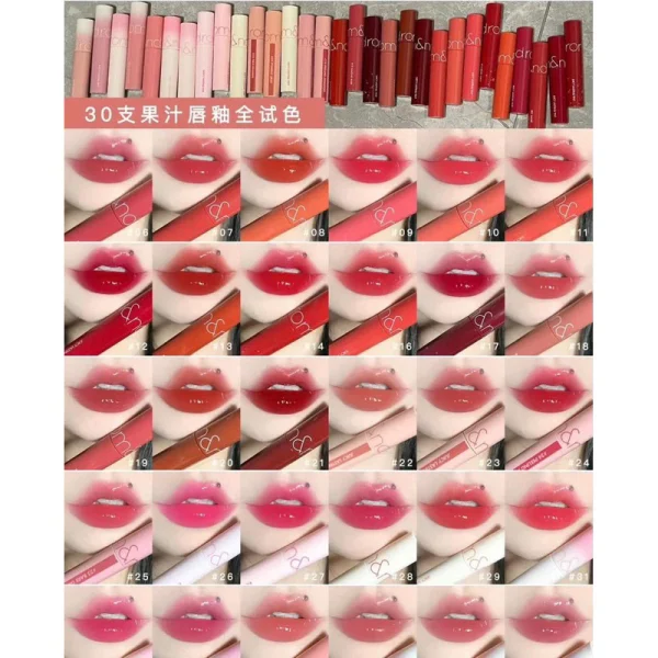 Son bóng Rmand Dewyful Water Tint (Full màu Từ 01-13) + Yumi Cosmestic - Ảnh 2