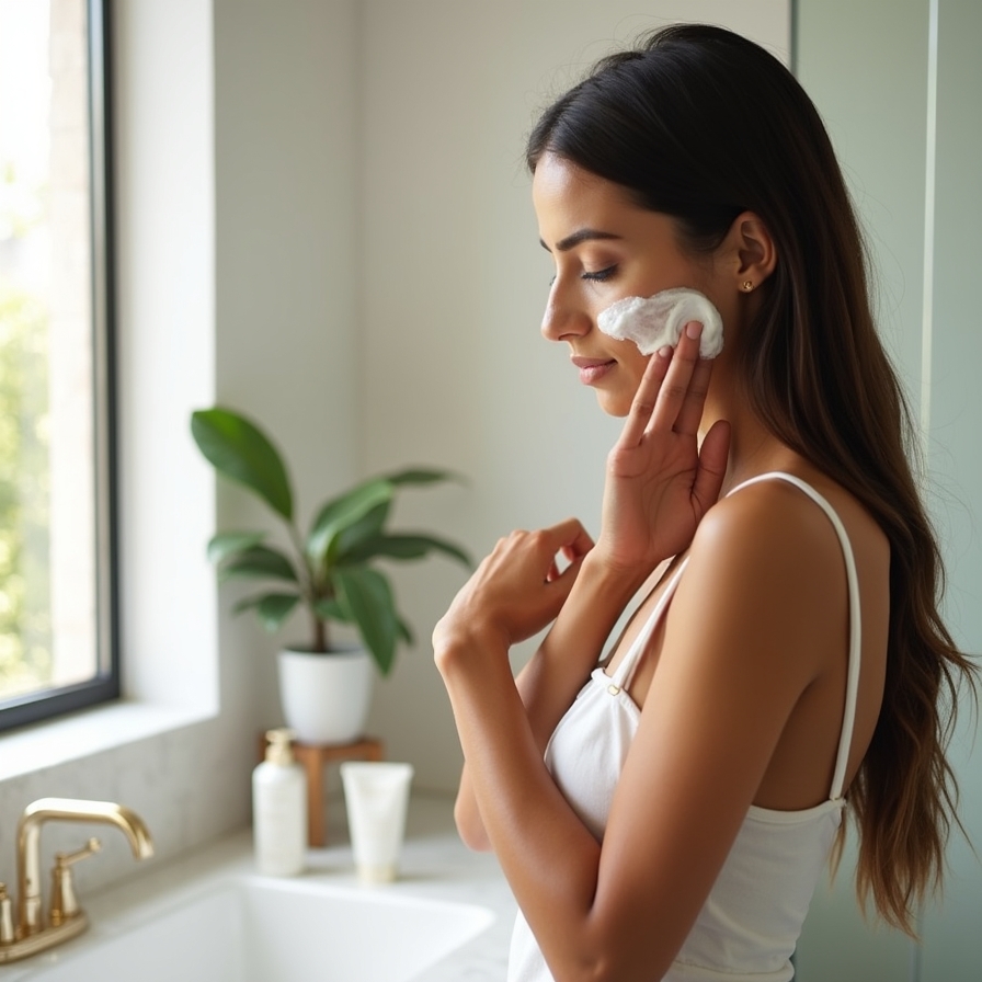 hướng dẫn sử dụng sữa rửa mặt tạo bọt đúng cách
