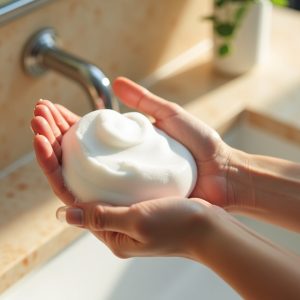 sữa rửa mặt tạo bọt giúp làm sạch sâu và dịu nhẹ