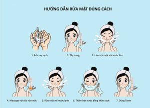 Hướng dẫn sử dụng sữa rửa mặt cho da dầu mụn đúng cách